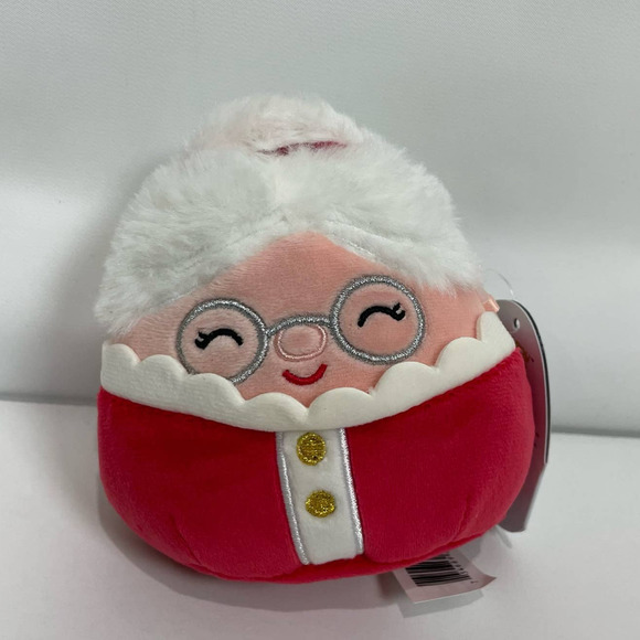 Squishmallows Nicolette 4" Mrs Claus Stuffed Animal Plush KellyToy NWT - Picture 1 of 2